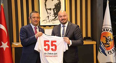 CHP Genel Başkanı Özel'den Atakum Belediye Başkanı Türkel'e destek