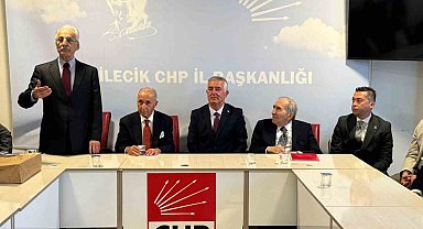 CHP'nin eski Genel Başkanları Altan Öymen ve Hikmet Çetin Bilecik'e geldi