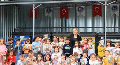 Çiftlikköy'de minikler çevre müfettişi oldu