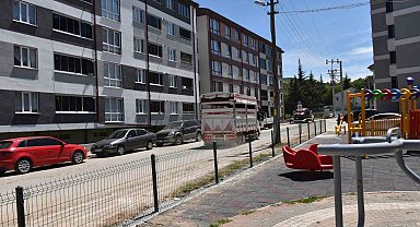 Çocukların güvenliği için parklara tel örgü