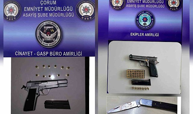 Çorum polisinden asayiş uygulaması