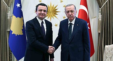 Cumhurbaşkanı Erdoğan, Kosova Başbakanı Kurti'yi kabul etti