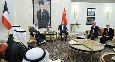 Cumhurbaşkanı Erdoğan, Kuveyt Emiri es-Sabah'ı resmi törenle karşıladı