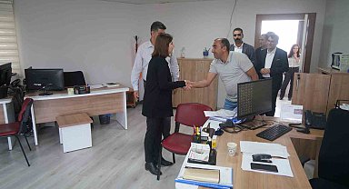 DBB Başkanları birimleri denetledi