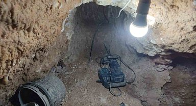 Define için metrelerce kazı yapan 4 şüpheli yakalandı