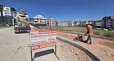 Demirtaş'a yeni kaldırım ve bisiklet yolları