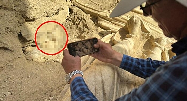 Denizli'de bulundu! Büyük heyecan yarattı: Hygieia'nın başı…
