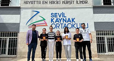 Denizli Sevil Kaynak Ortaoku'lundan dört Türkiye birincisi