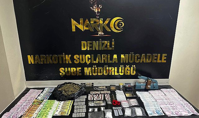 Denizli'de gözaltına alınan 60 zehir tacirinden 23'ü tutuklandı