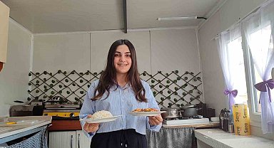 Depremzede İlayda Kahramanmaraş yemeklerini dünyaya tanıtmak istiyor