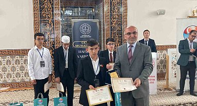 Dereceye girenler ödüllerini aldı
