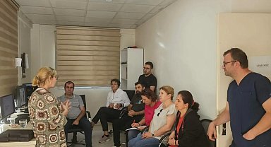 Devlet Hastanesi'nde hizmet içi eğitimler sürüyor