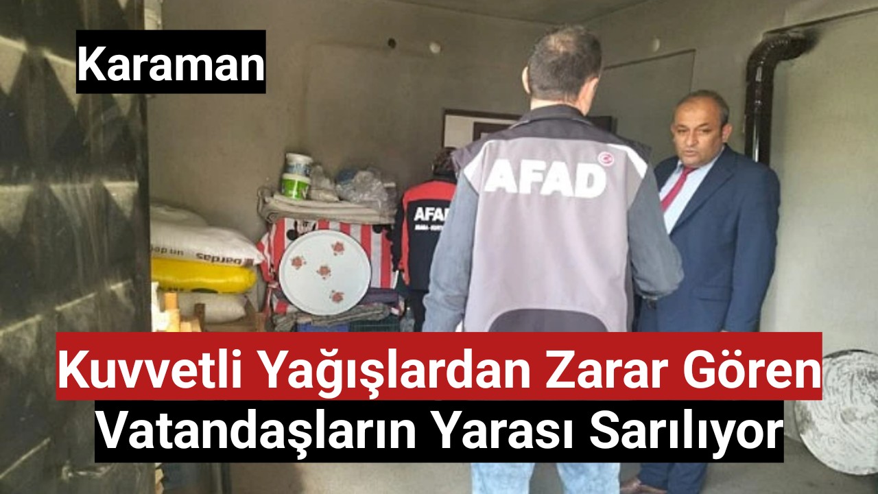 Devlet kuvvetli yağışlardan zarar gören vatandaşların yaralarını sarıyor