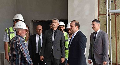 Didim Devlet Hastanesi inşaatında çalışmalar hız kesmiyor
