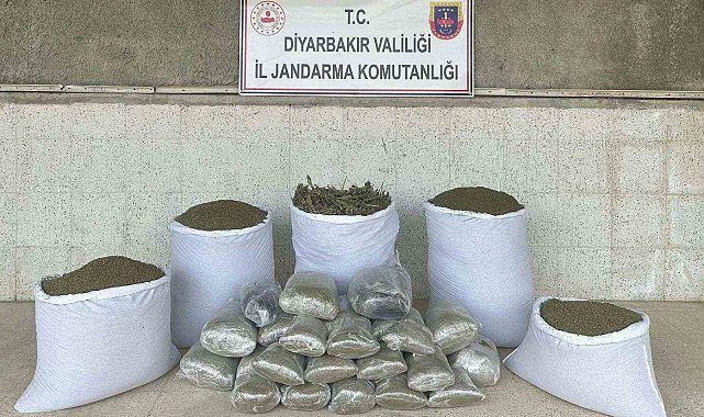 Diyarbakır'da 173 kilo esrar ele geçirildi