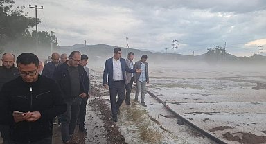Dolu ekili arazilerde yüzde 80 oranında zarar oluşturdu