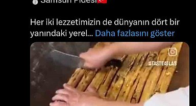 Dünyanın en iyi ilk iki ekmeği Samsun'dan