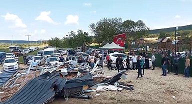 Edirne Valiliği kararıyla 'tiny house' yapılarının yıkımı esnasında ortalık karıştı