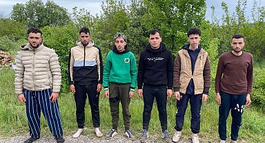 Edirne'de 6 kaçak göçmen jandarmadan kaçamadı