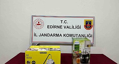 Edirne'de gümrük kaçağı elektrikli süpürge ve meyve sıkacağı ele geçirildi