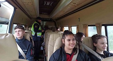 Edirne'de okul servisleri denetlendi