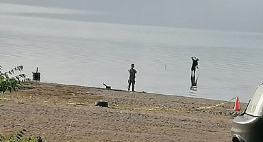 Eğirdir Gölü'nde bulunan el bombaları imha edilmek üzere gölden çıkarıldı