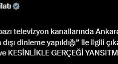 EGM, Ankara İl Emniyet Müdürlüğünce "dinleme yapıldı" iddiasını yalanladı