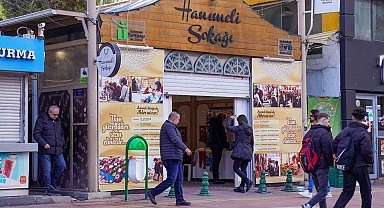El emeği ürünler Hanımeli Sokak'ta