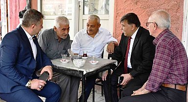 Emet Belediye Başkanı Koca, esnaf ve halkla bir araya geldi