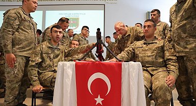 Engelli bireyler temsili askerlik yaptı