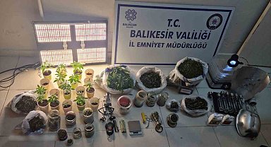 Erdek'te uyuşturucu yuvalarına baskın