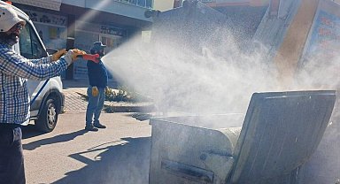 Ereğli Belediyesi'nden konteyner temizliği