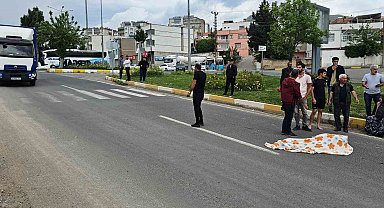 Ergani'de cezaevi otobüsünün çarptığı yaşlı adam hayatını kaybetti