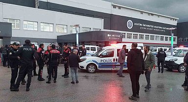Erzurum'da hasta yakınları, sağlıkçılara ve polise saldırdı