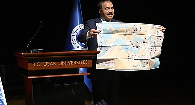 Eski Orman ve Su İşleri Bakanı Prof. Dr. Eroğlu, Uşak Üniversitesi öğrencileriyle buluştu