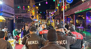 Eskişehir polisinden Barlar sokakta asayiş uygulaması