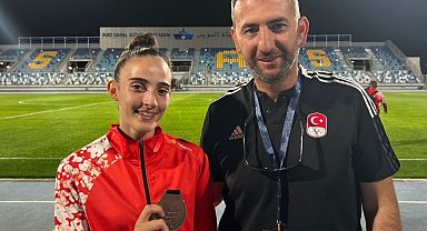 Eskişehirli atletizm sporcusu U23 Akdeniz Şampiyonası'nda 3'üncü oldu