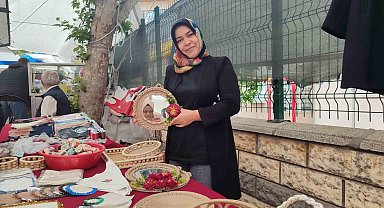 Evde yaptığı ürünler geçim kaynağı oldu