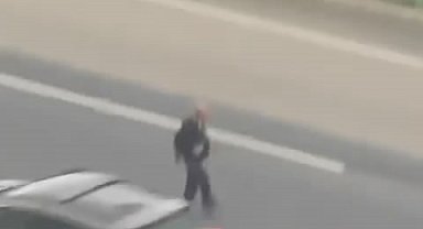 Facia teğet geçti...Mudanya yolunda alkollü yaya paniği