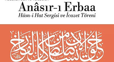 Fatih'te Abdullah Gün ve Talebeleri Anasır-ı Erbaa Hüsn-i Hat Sergisi açılacak
