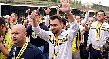 Fenerbahçe taraftarı, RAMS Park'a ulaştı