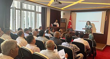 Fethiye'deki yeni muhtarlar hizmet içi eğitim verildi