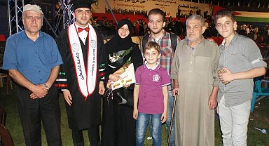 Filistinli öğrencinin ailesiyle mutlu günlerinden geriye sadece fotoğraf kareleri kaldı