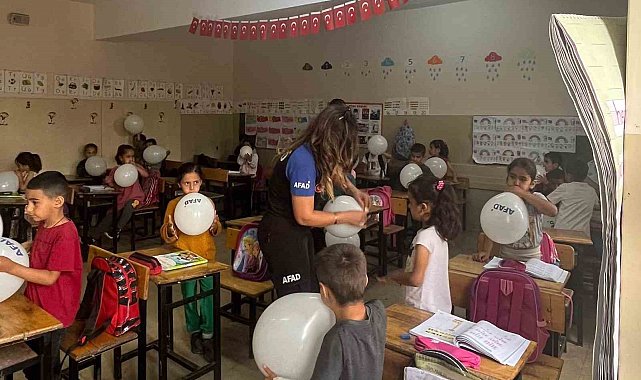 Gabar Dağı eteklerinde öğrencilere afet farkındalık eğitimi verildi