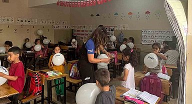 Gabar Dağı eteklerinde öğrencilere afet farkındalık eğitimi verildi