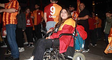 Galatasaray taraftarları Ordu'da şampiyonluğu coşkuyla kutladı