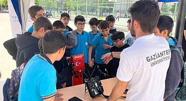 GAÜN öğrencileri geliştirdikleri projeleri liselilere anlattı