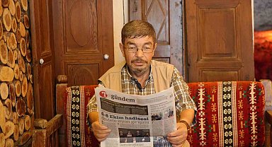 Gaziantep'in 'Terso Kemal'i gazeteleri ters okuyor