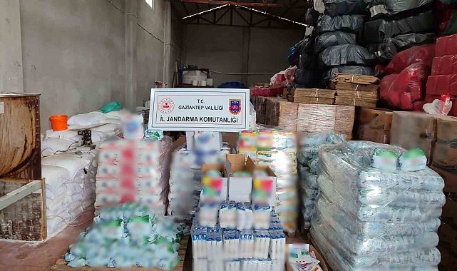 Gaziantep'te 2,5 milyon TL değerinde sahte deterjan ele geçirildi