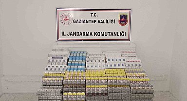 Gaziantep'te piyasa değeri 1 milyon 346 bin TL olan kaçak sigara ele geçirildi